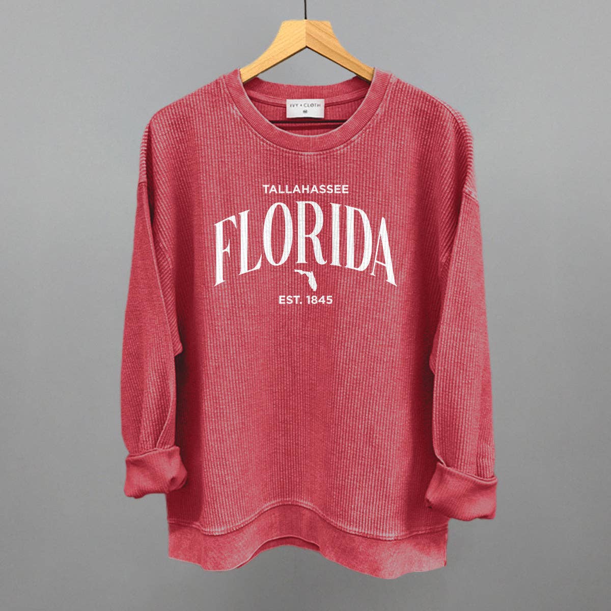Florida Est. 1845 (White) Unisex T-shirt, Sweatshirt, Hoodie, Long Sleeve Tee - T-Shirt, Sweatshirt, Hoodie