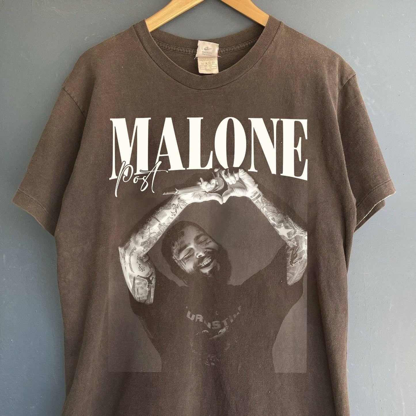 Post Malone Rap Music Merch Tee 90s Tour Inspired Gift Unisex T-shirt, Sweatshirt, Hoodie, Long Sleeve Tee - T-Shirt, Sweatshirt, Hoodie