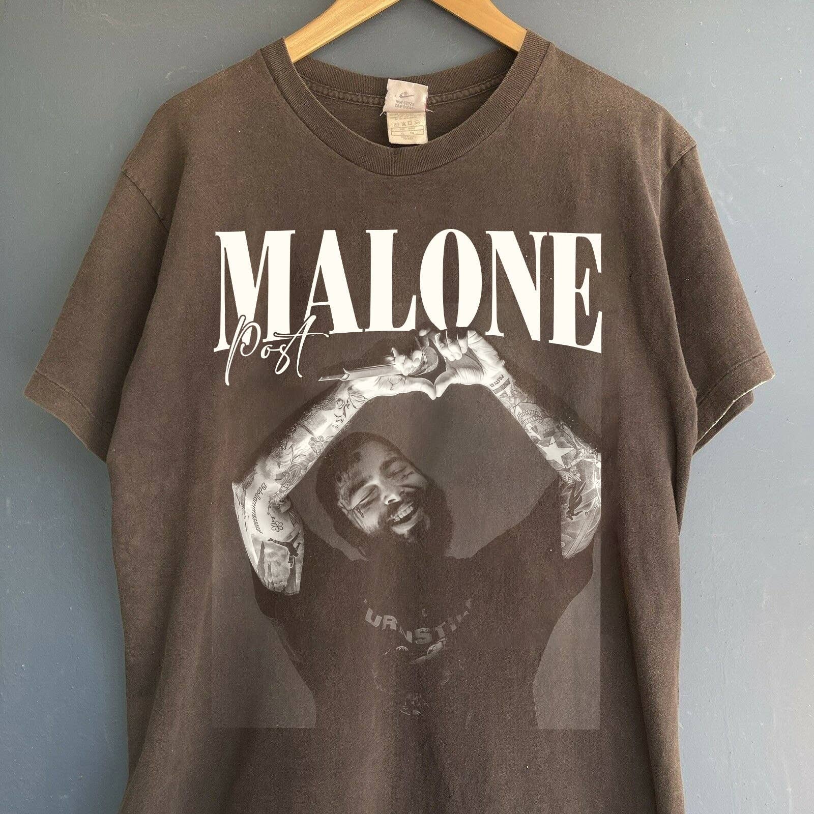 Post Malone Rap Music Merch Tee 90s Tour Inspired Gift Unisex T-shirt, Sweatshirt, Hoodie, Long Sleeve Tee - T-Shirt, Sweatshirt, Hoodie