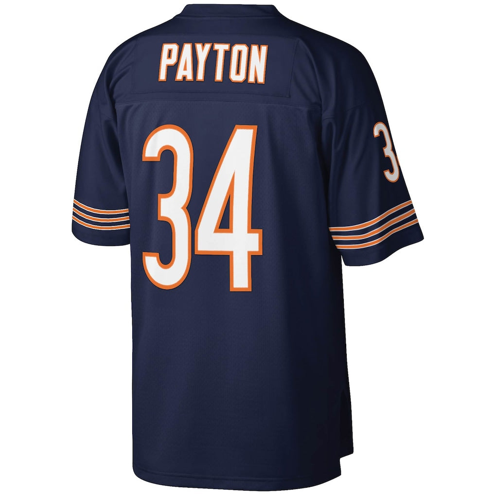 C.Bears #34 Walter Payton Navy Legacy Replica Jersey football jersey product view 1