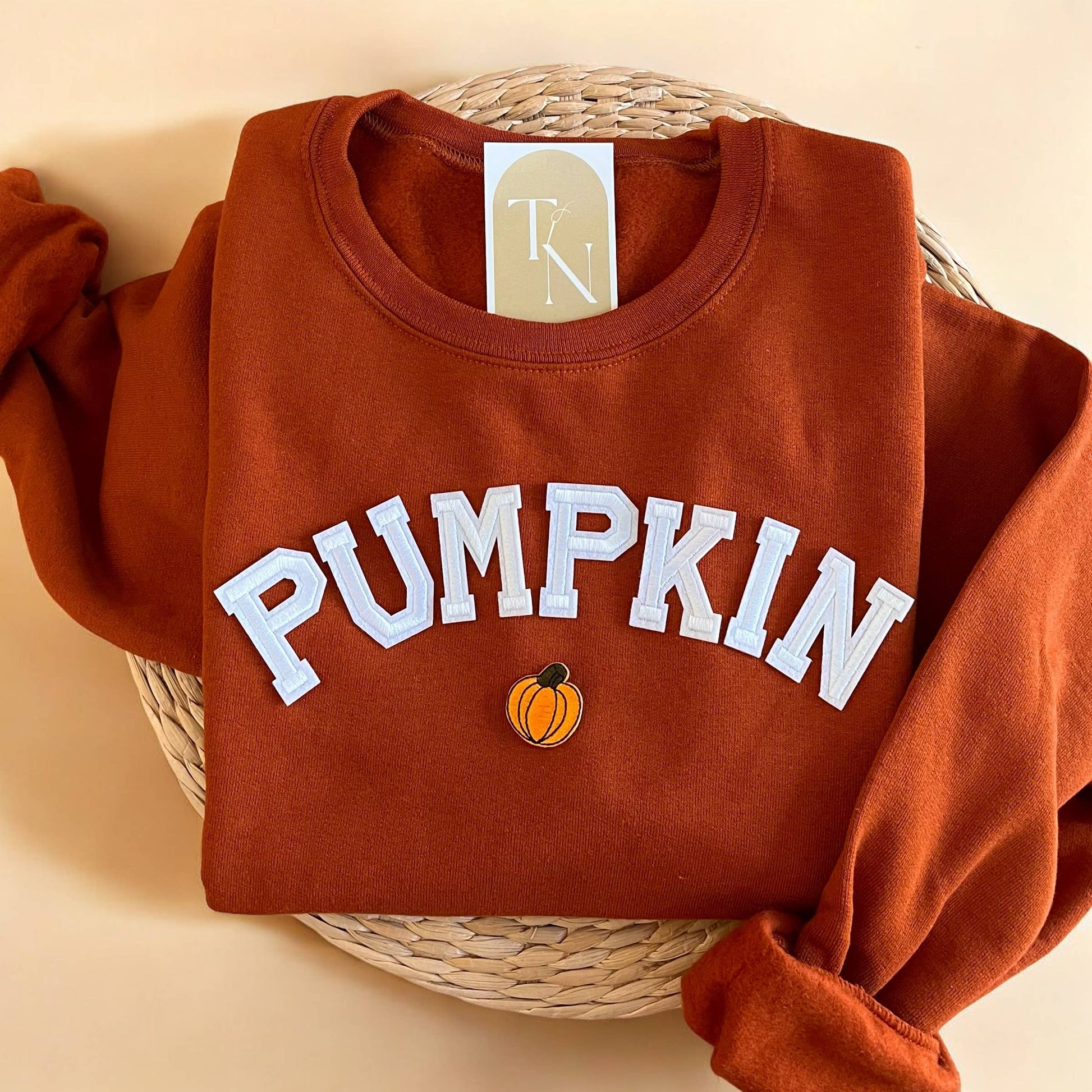 Pumpkin Crewneck Sweatshirt, Fall Sweatshirts For Women Unisex T-shirt, Sweatshirt, Hoodie, Long Sleeve Tee - T-Shirt, Sweatshirt, Hoodie