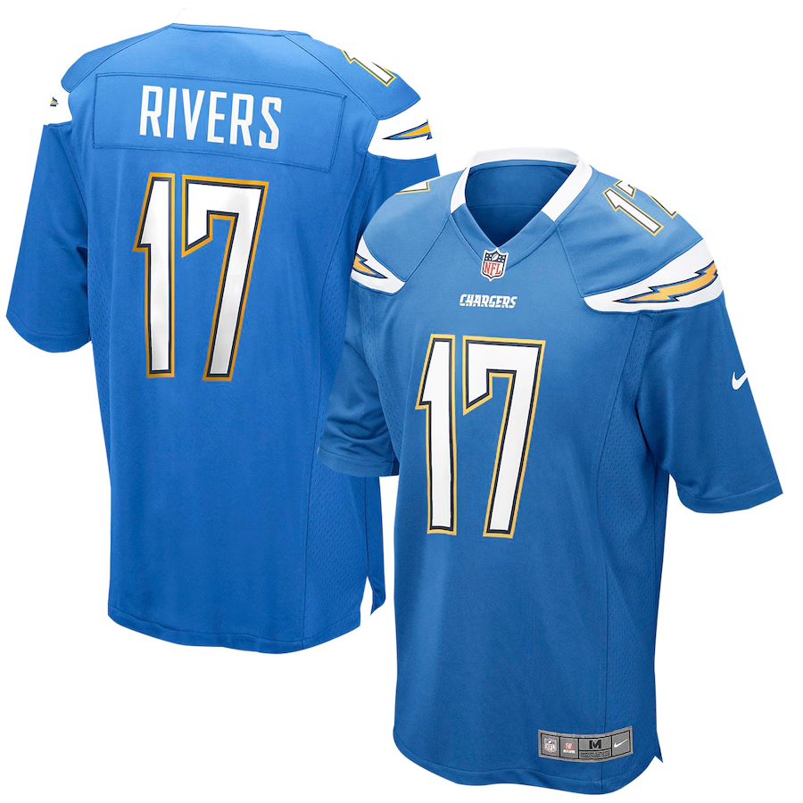 Ronnie Rivers Los Angeles Rams #17 Team Game Jersey football jersey product view 1