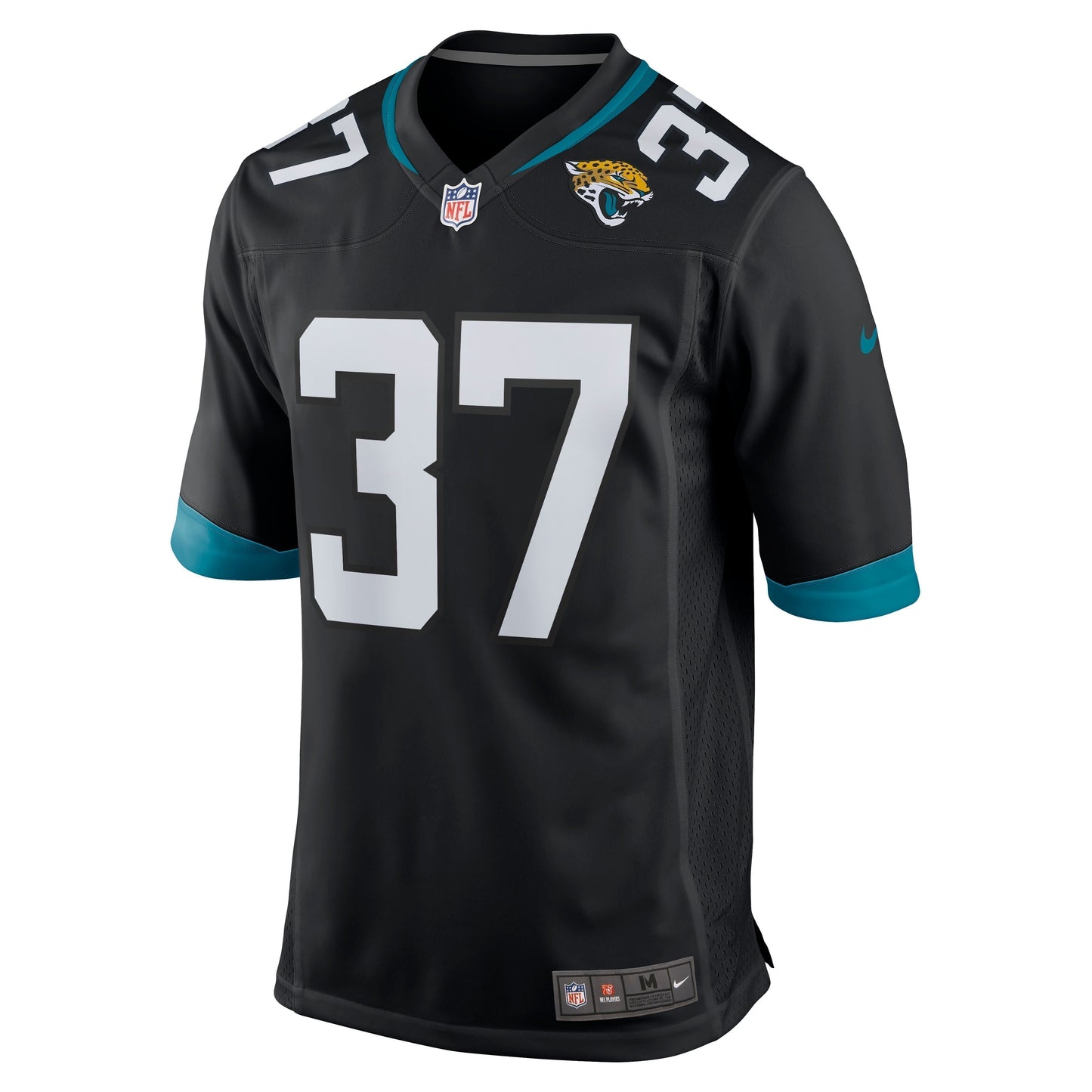 Tre Herndon Jacksonville Jaguars Game Jersey - Black football jersey product view 2
