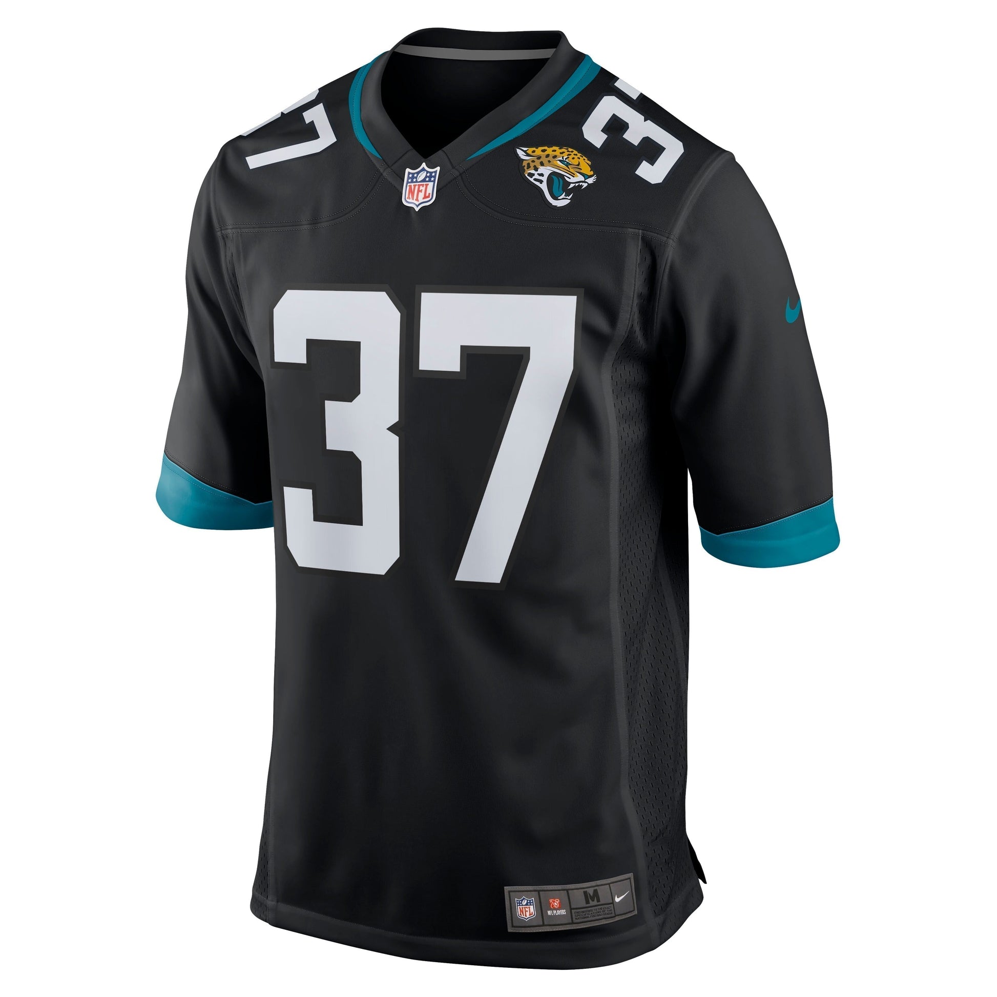 Tre Herndon Jacksonville Jaguars Game Jersey - Black football jersey product view 2