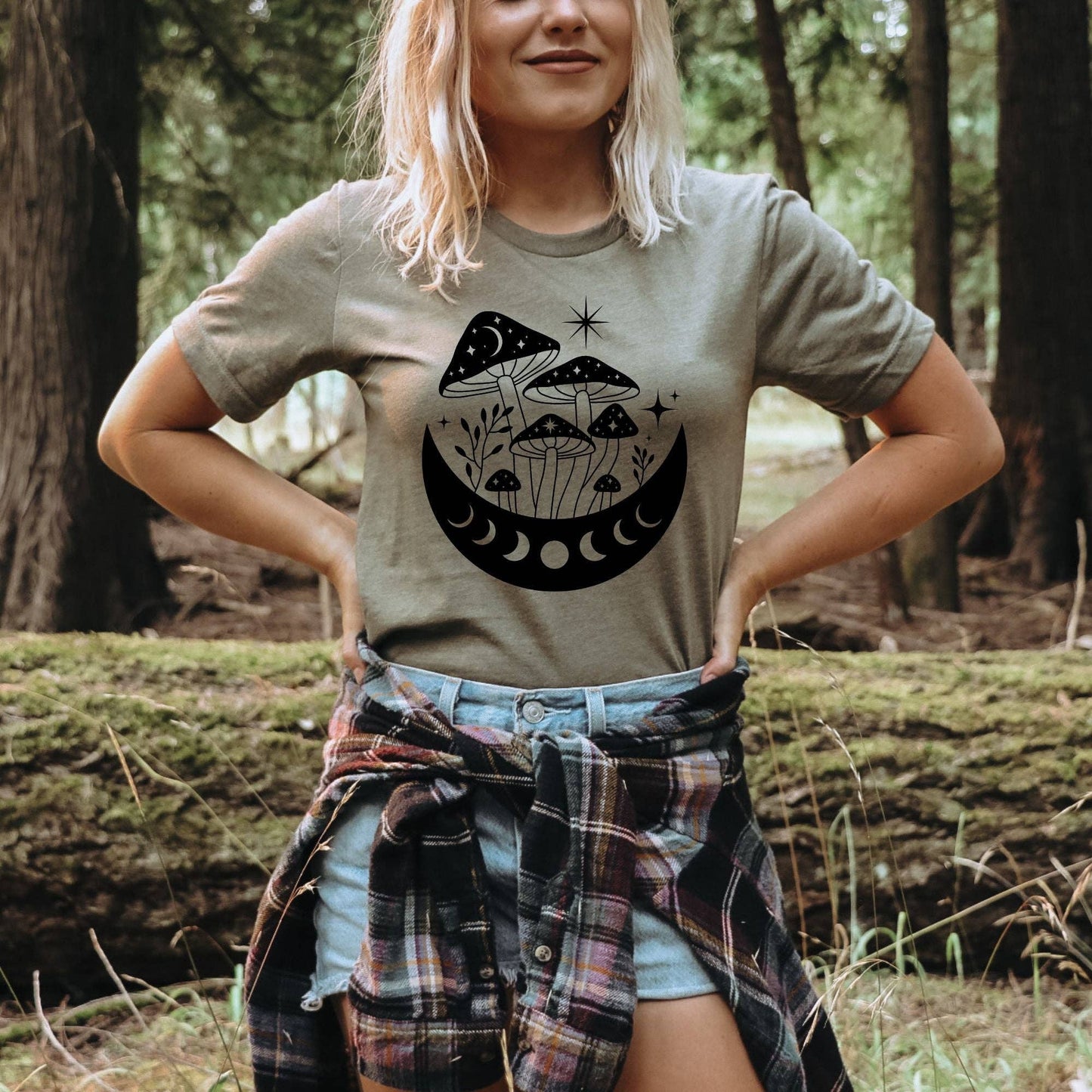 Mystic Mushroom Graphic Tee 176 Unisex T-shirt, Sweatshirt, Hoodie, Long Sleeve Tee - T-Shirt, Sweatshirt, Hoodie