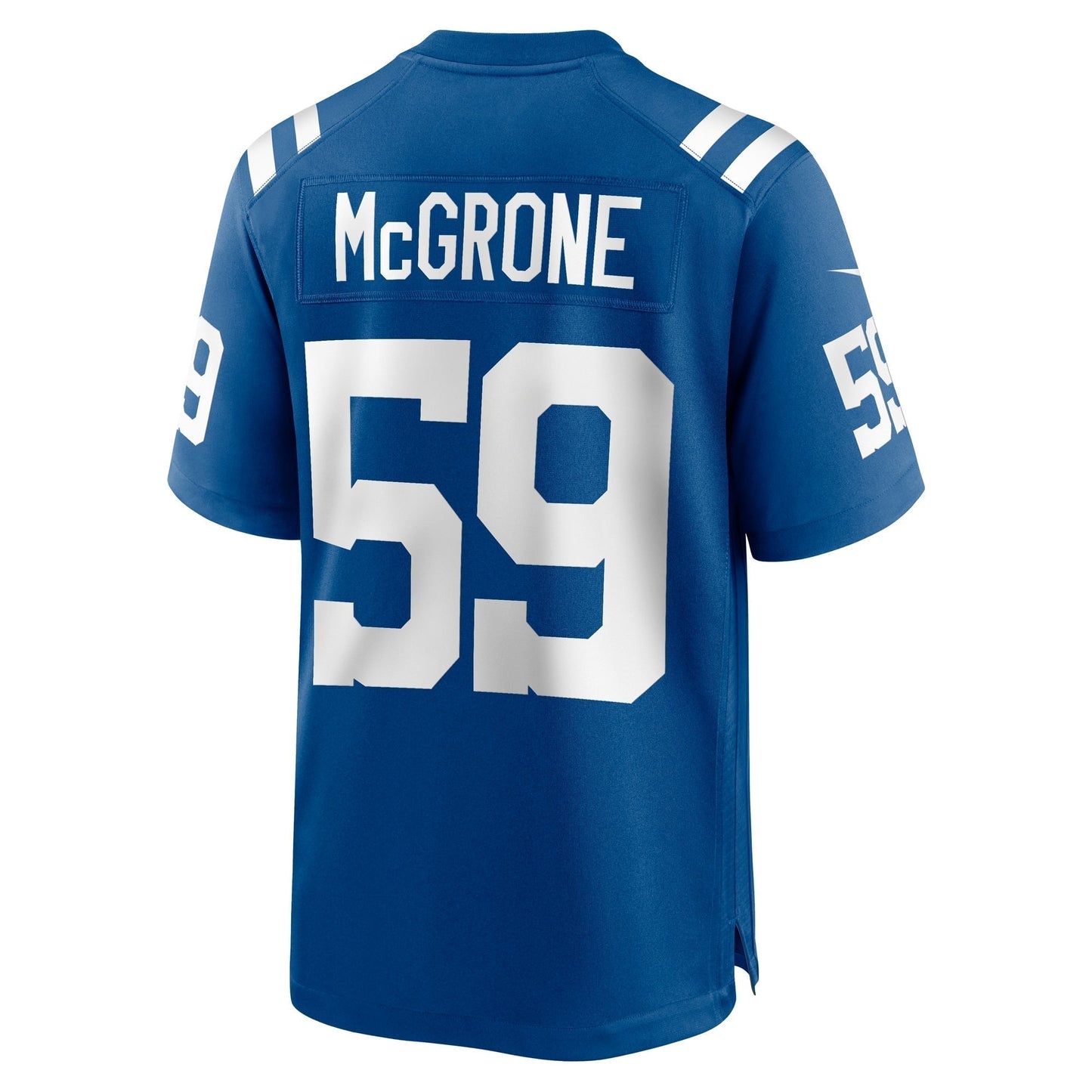 Cameron McGrone Indianapolis Colts Team Game Jersey - Royal football jersey product view 3