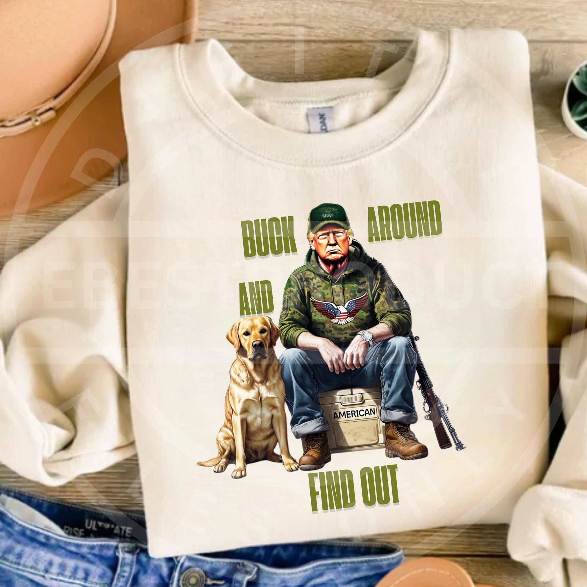Buck Around and Find Out - Hunting and Fishing Couple Shirts Unisex T-shirt, Sweatshirt, Hoodie, Long Sleeve Tee - T-Shirt, Sweatshirt, Hoodie
