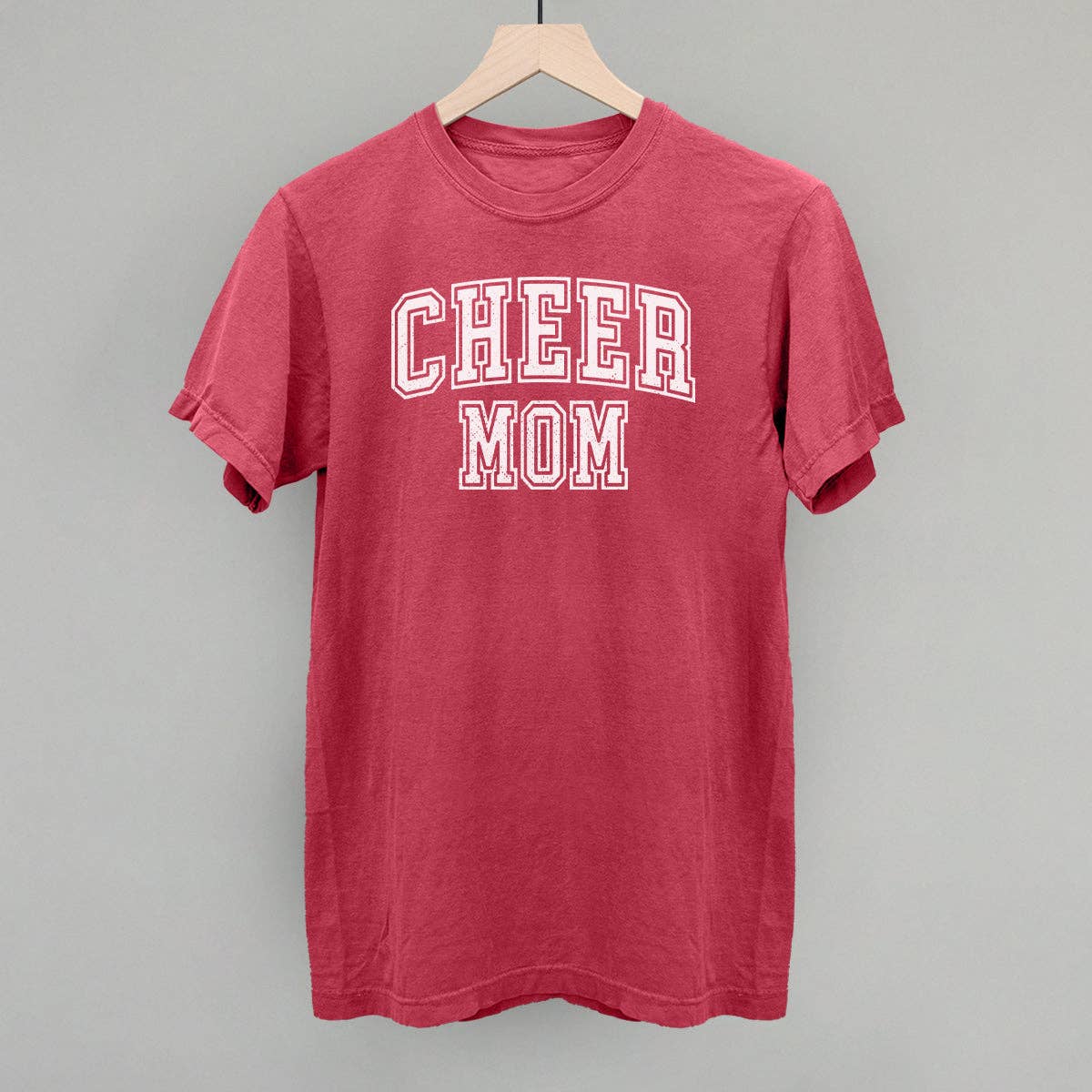 Cheer Mom Collegiate Unisex T-shirt, Sweatshirt, Hoodie, Long Sleeve Tee - T-Shirt, Sweatshirt, Hoodie