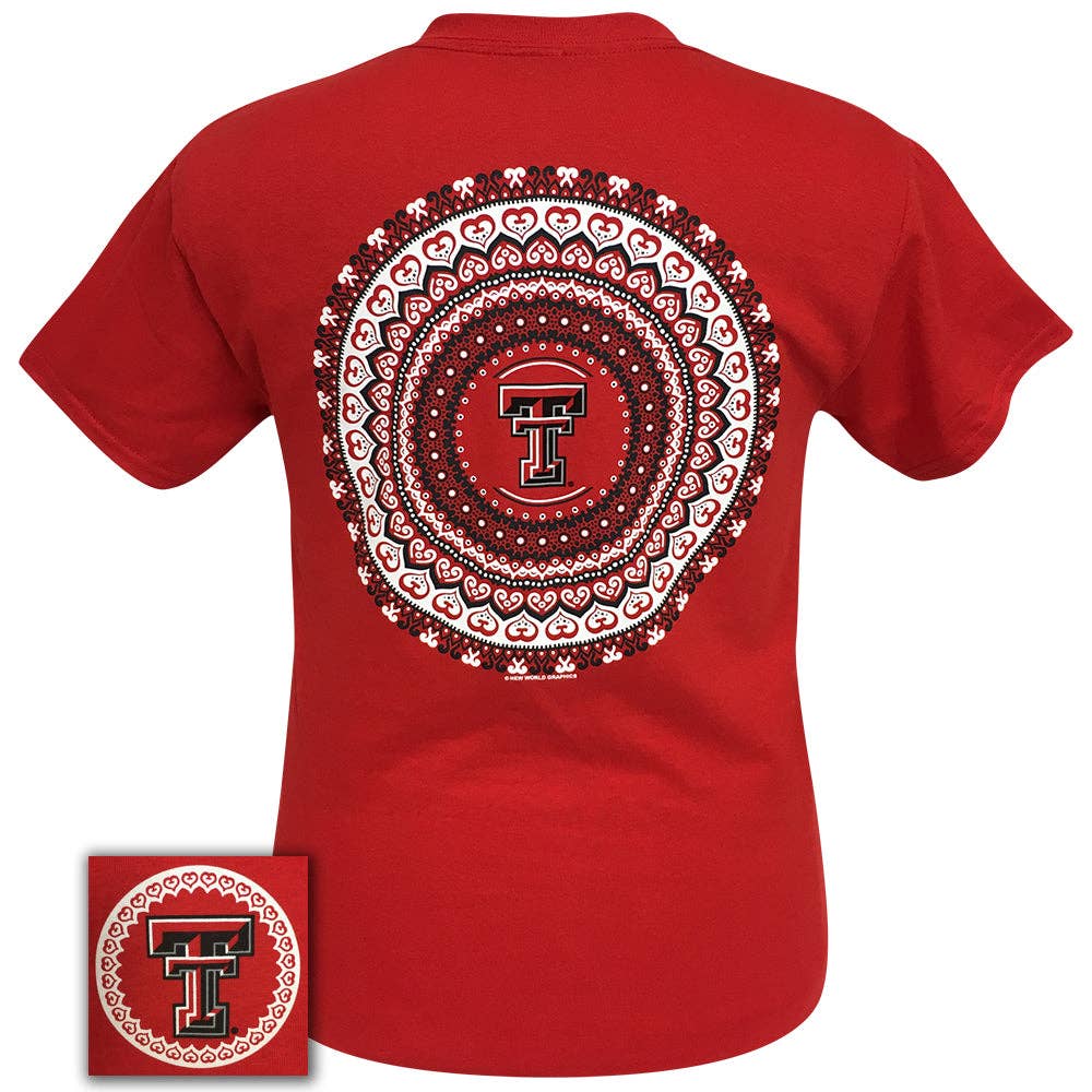 Texas Tech Mandala Red Ss Unisex T-shirt, Sweatshirt, Hoodie, Long Sleeve Tee - T-Shirt, Sweatshirt, Hoodie