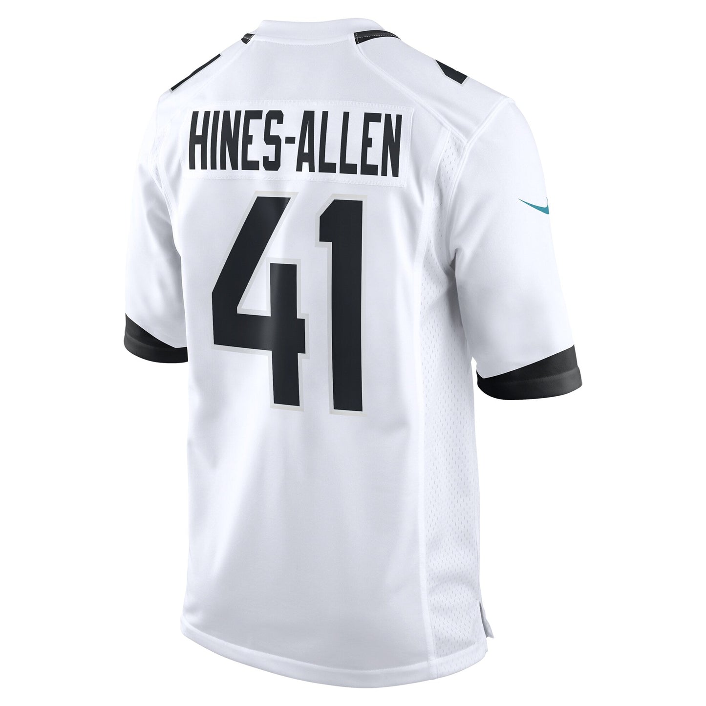 Josh Hines-Allen Jacksonville Jaguars Game Jersey - White football jersey product view 3