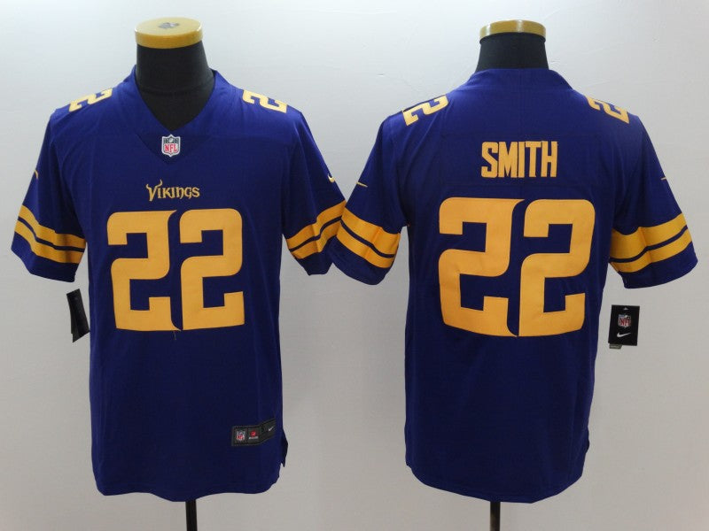 Men's Minnesota Vikings Harrison Smith Purple Game Player Jersey football jersey product view 1