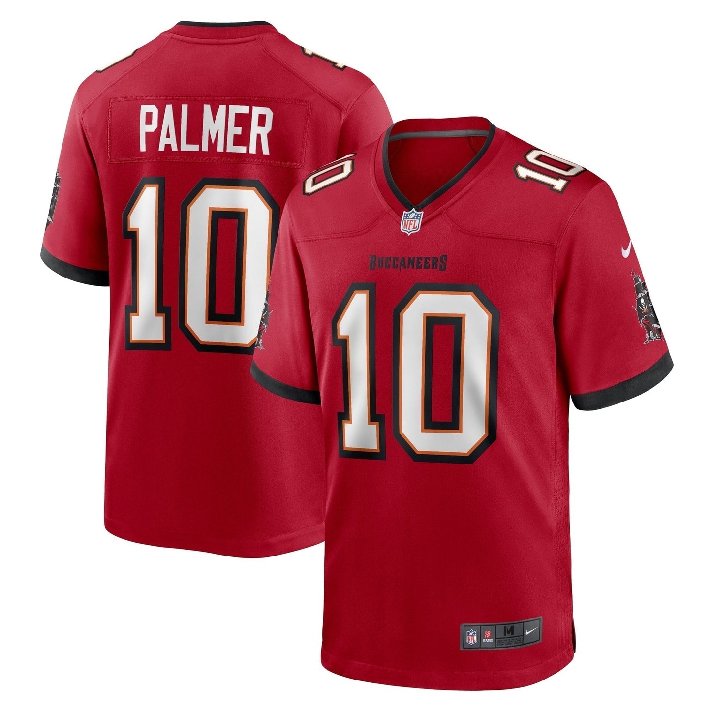 Trey Palmer Tampa Bay Buccaneers Game Jersey - Red football jersey product view 1