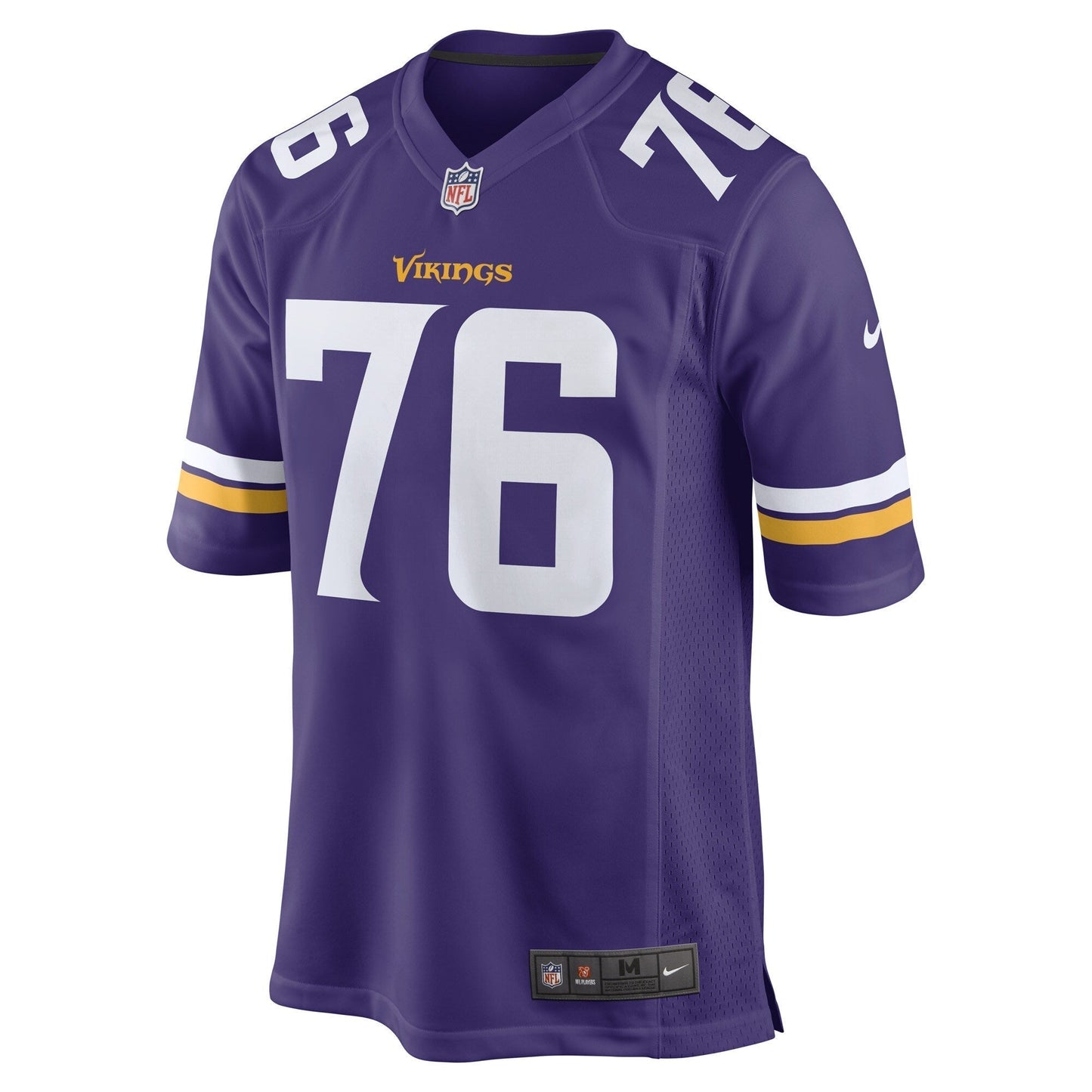 T.Y. McGill Jr. Minnesota Vikings Game Jersey - Purple football jersey product view 2