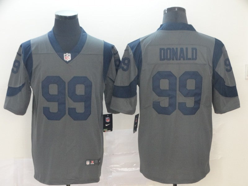 Men's Los Angeles Rams Aaron Donald #99 Gray Inverted Legend Jersey1 football jersey product view 1