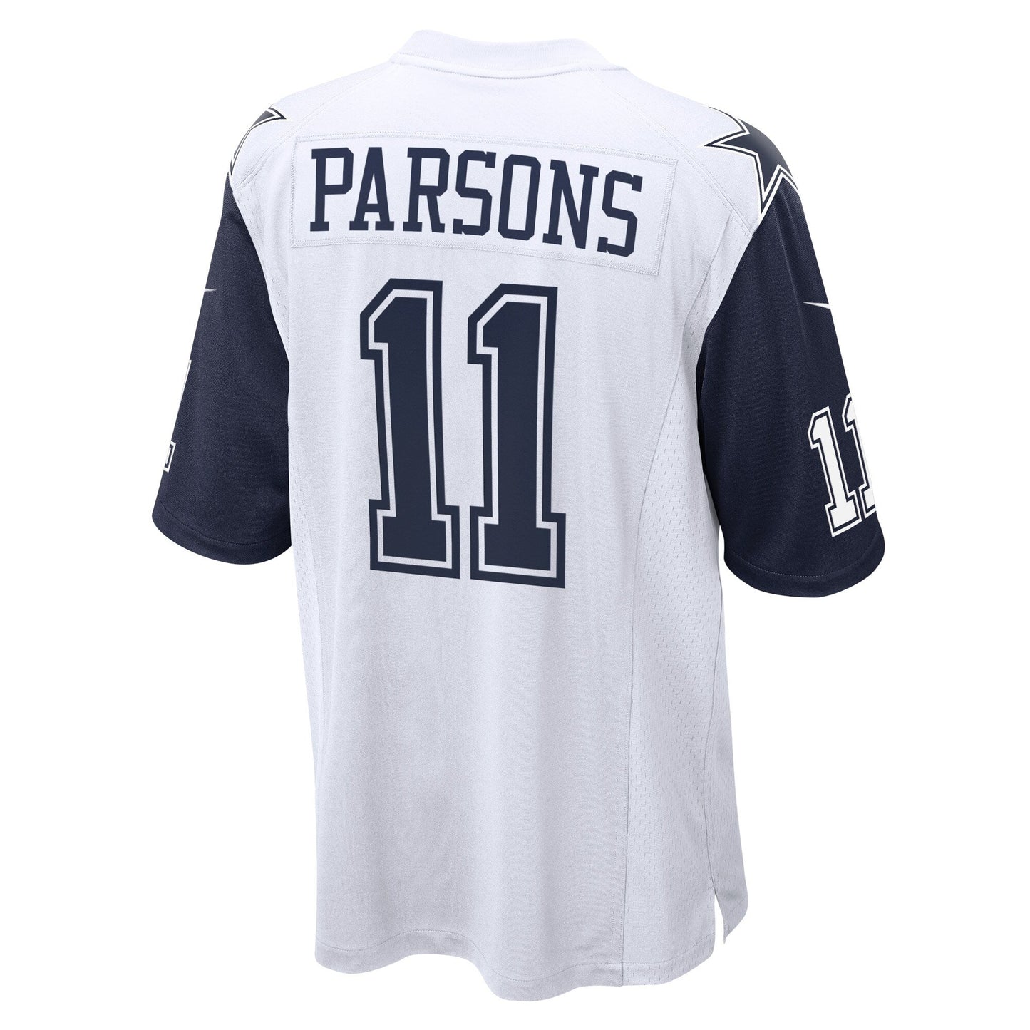 Micah Parsons Dallas Cowboys Alternate Game Jersey - White football jersey product view 3