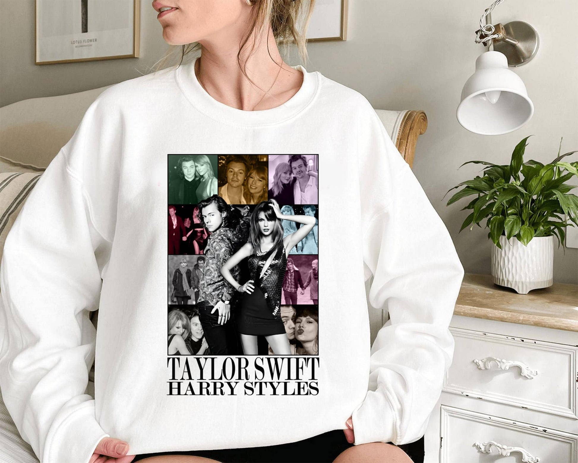 Taylor and Harry Iconic Moments Collage Sweatshirt Unisex T-shirt, Sweatshirt, Hoodie, Long Sleeve Tee - T-Shirt, Sweatshirt, Hoodie