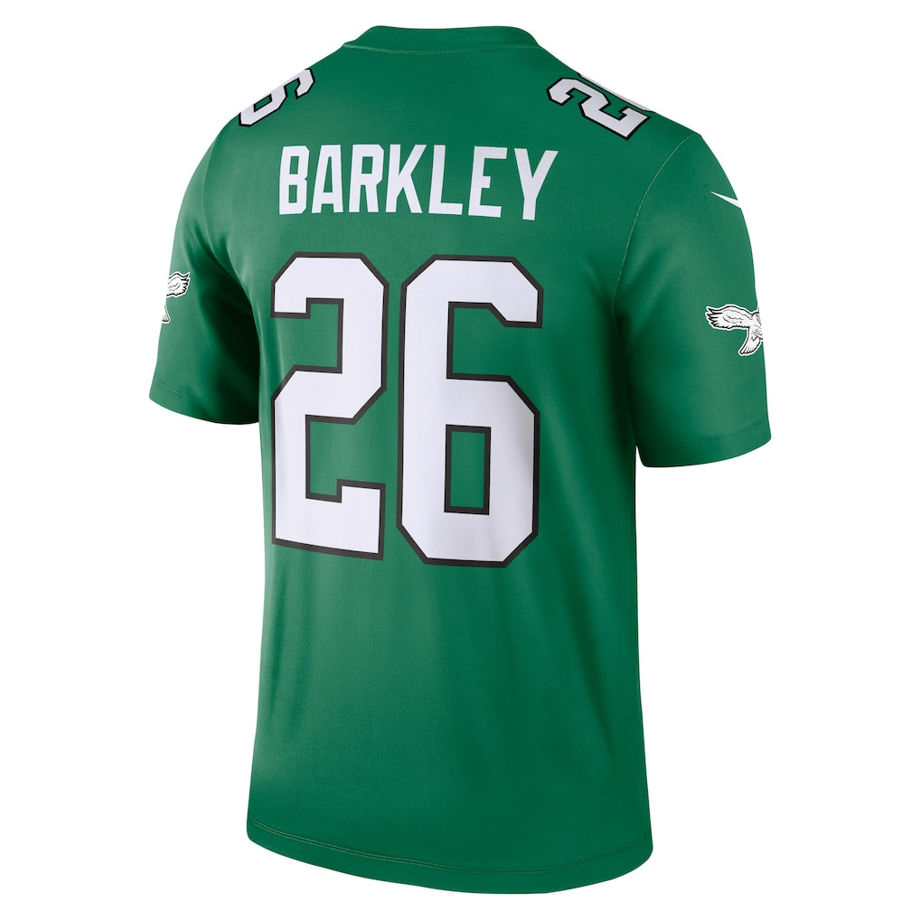 P.Eagles #26 Saquon Barkley Kelly Green Legend Player Performance Top Jersey football jersey product view 1