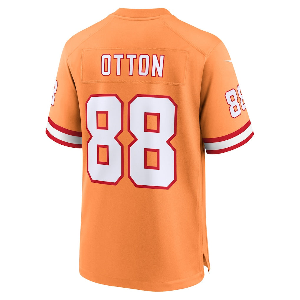 TB.Buccaneers #88 Cade Otton Orange Alternate Game Jersey football jersey product view 1