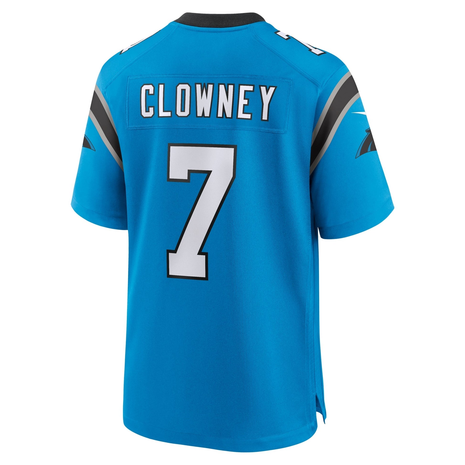 Jadeveon Clowney Carolina Panthers Alternate Game Jersey - Blue football jersey product view 3