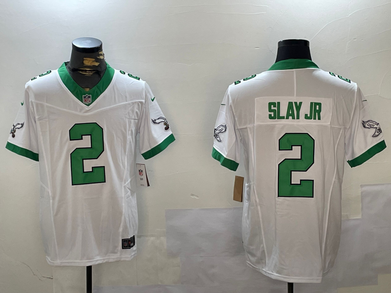 Men's Philadelphia Eagles Darius Slay Jr. White Alternate Game Jersey football jersey product view 1
