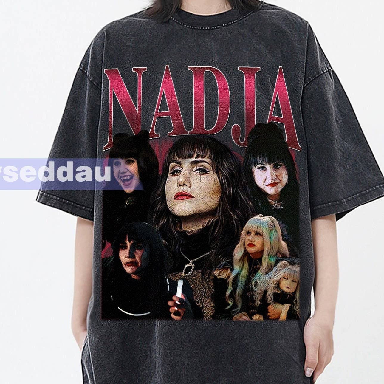 Nadja Vintage Retro 90's Graphic T-Shirt  Vintage Style Unisex T-shirt, Sweatshirt, Hoodie, Long Sleeve Tee - T-Shirt, Sweatshirt, Hoodie