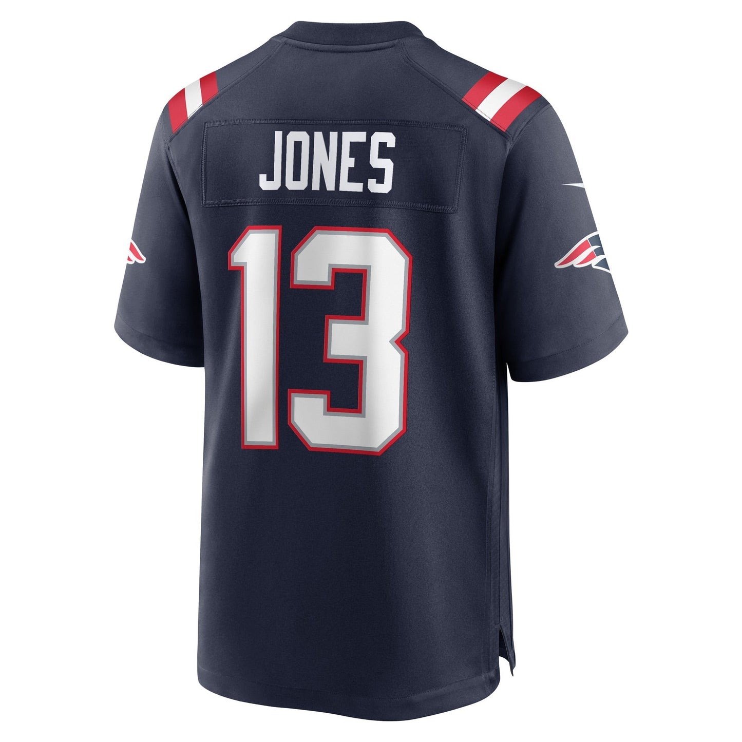 Jack Jones New England Patriots Game Jersey - Navy football jersey product view 3