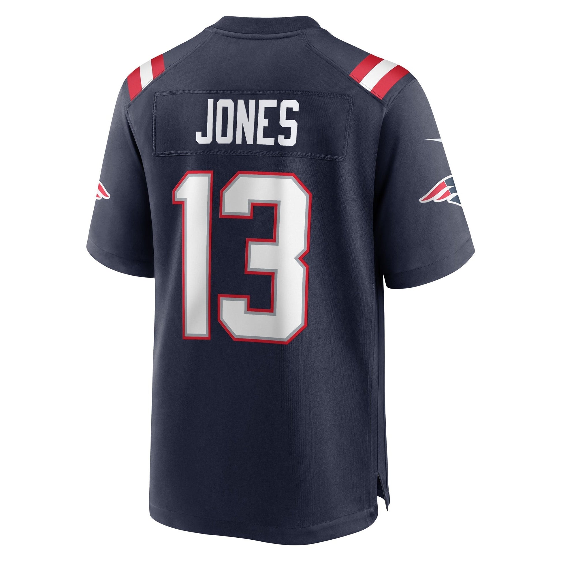 Jack Jones New England Patriots Game Jersey - Navy football jersey product view 3