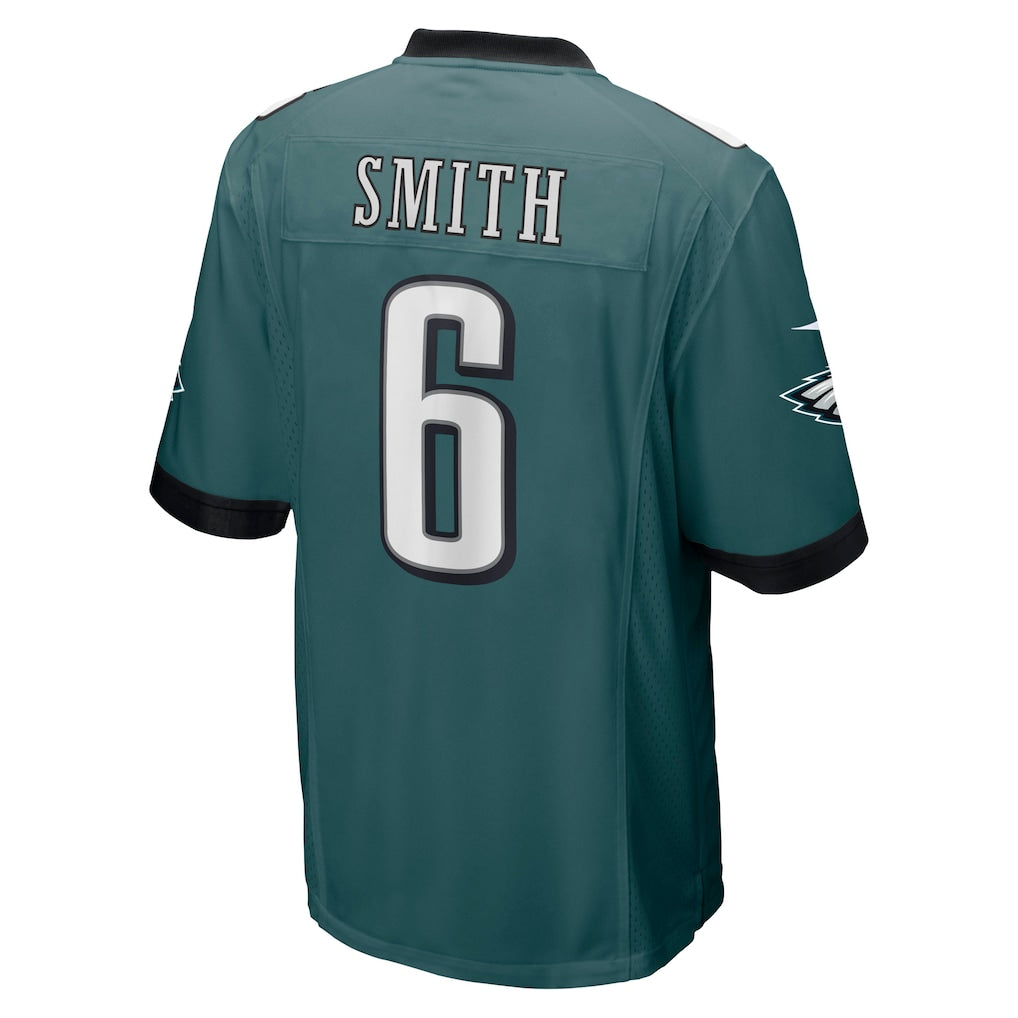 P.Eagles #6 DeVonta Smith Midnight Green Player Game Jersey football jersey product view 1