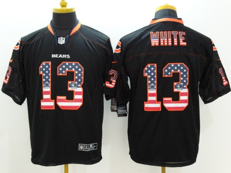 Men's Chicago Bears Kevin White #13 Black Game Jersey1 football jersey product view 1
