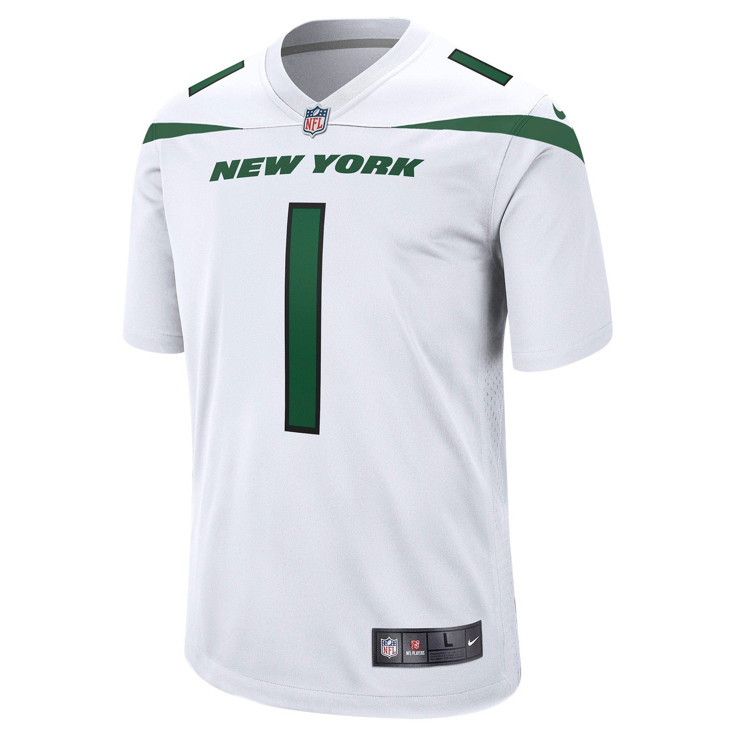 Ahmad Sauce Gardner New York Jets Game Jersey - White football jersey product view 2