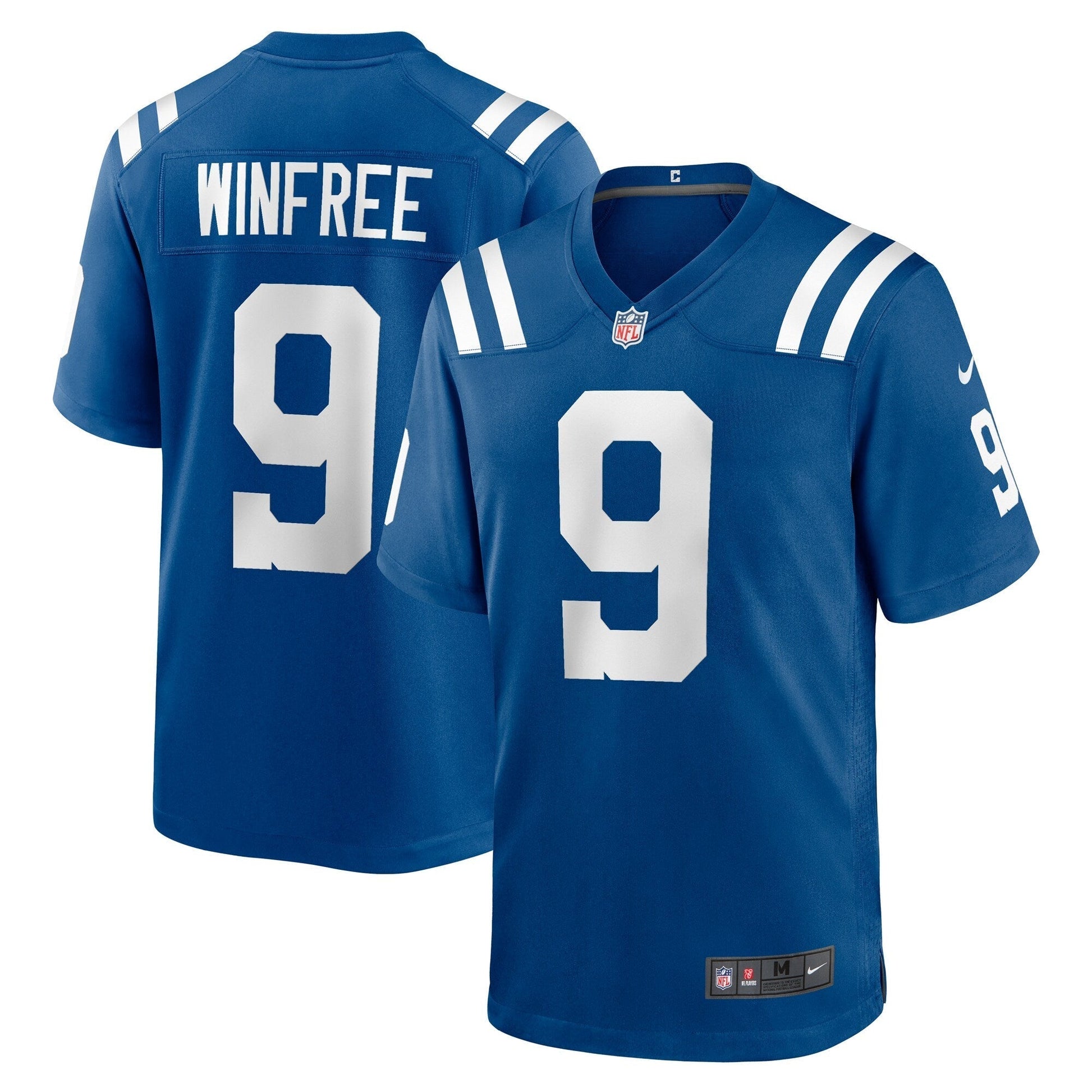 Juwann Winfree Indianapolis Colts Team Game Jersey - Royal football jersey product view 1