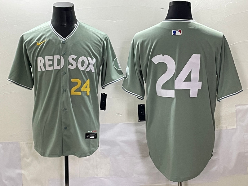 Men's Boston Red Sox Trevor Story Gray 2025 City Connect Limited Player Jersey baseball jersey product view 1