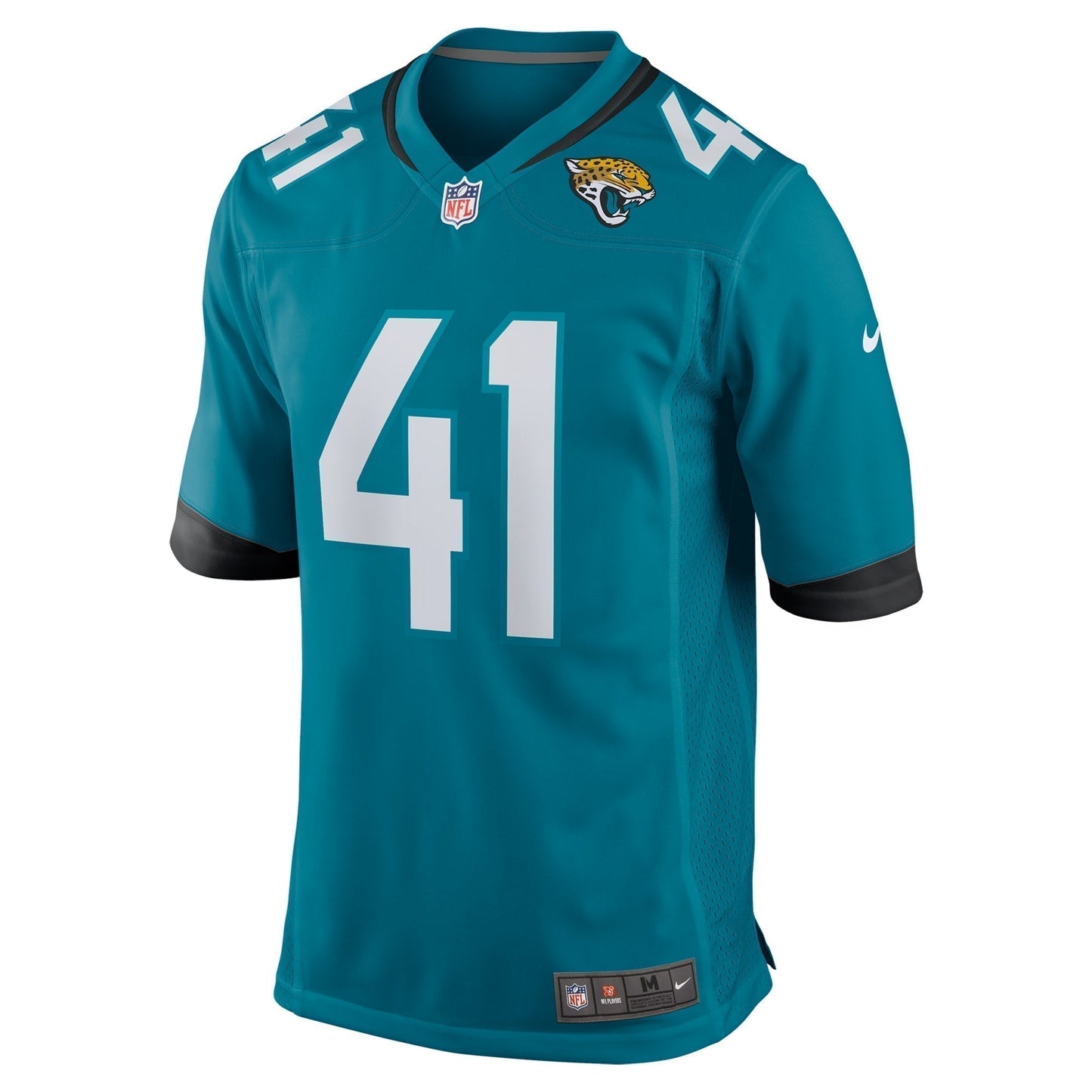 Josh Hines-Allen Jacksonville Jaguars Game Jersey - Teal football jersey product view 2