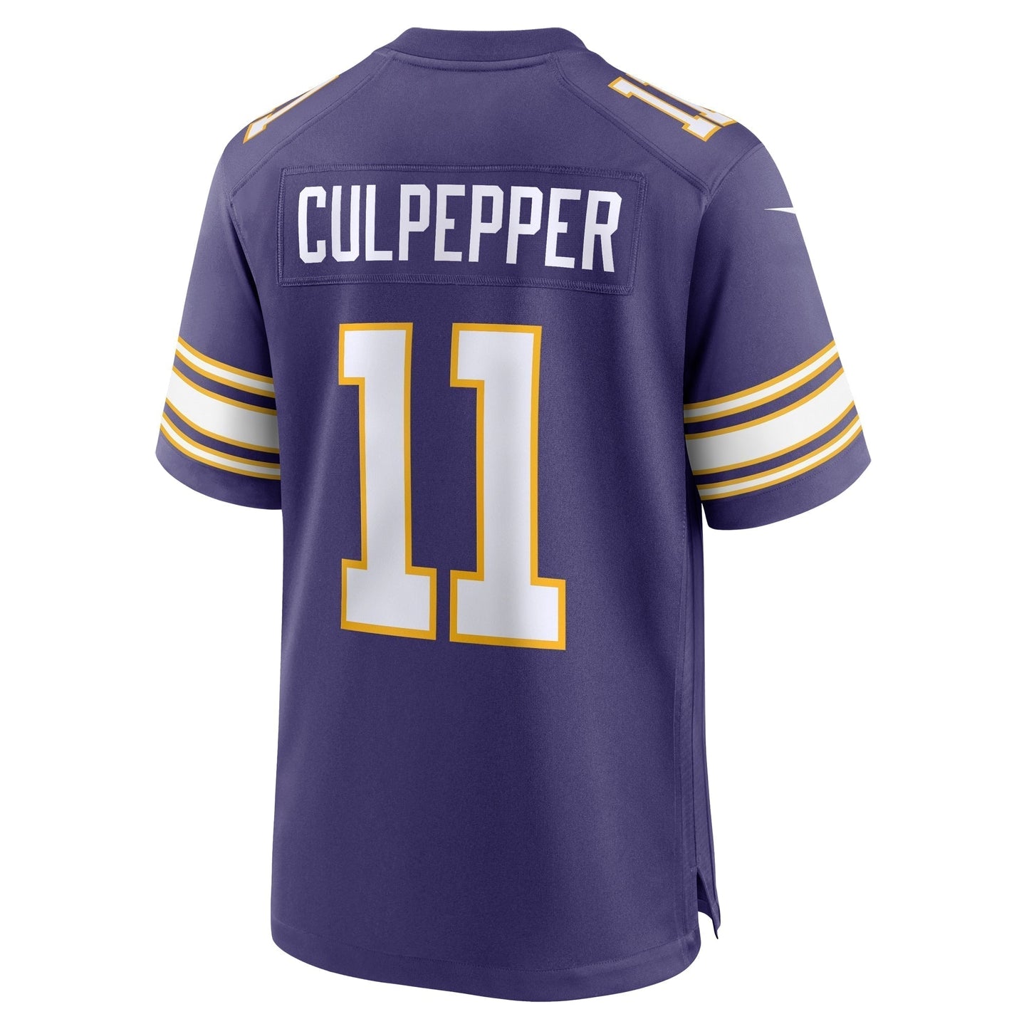 Daunte Culpepper Minnesota Vikings Classic Retired Game Jersey - Purple football jersey product view 3