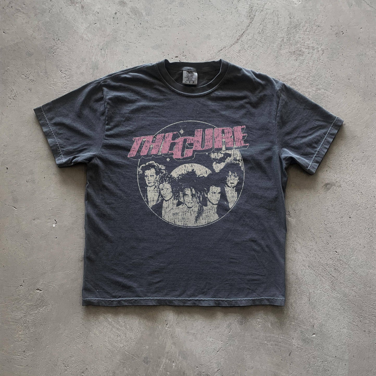 The Cure Band Logo Graphic Print Music Concert Tee Shirt Unisex T-shirt, Sweatshirt, Hoodie, Long Sleeve Tee - T-Shirt, Sweatshirt, Hoodie