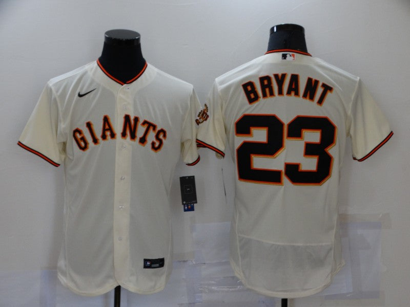 Men's San Francisco Giants Kris Bryant #23 Beige Replica Baseball Jersey baseball jersey product view 1