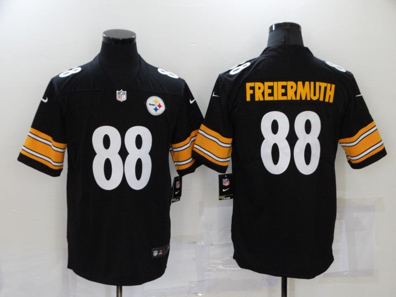 Men's Pittsburgh Steelers Pat Freiermuth Black Game Jersey football jersey product view 1