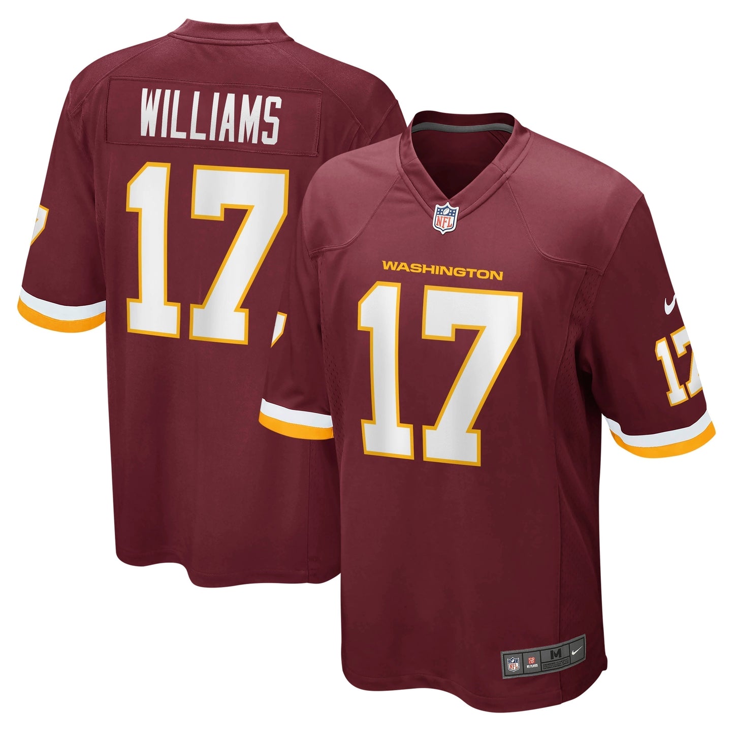 Doug Williams Washington Football Team Retired Jersey - Burgundy football jersey product view 1