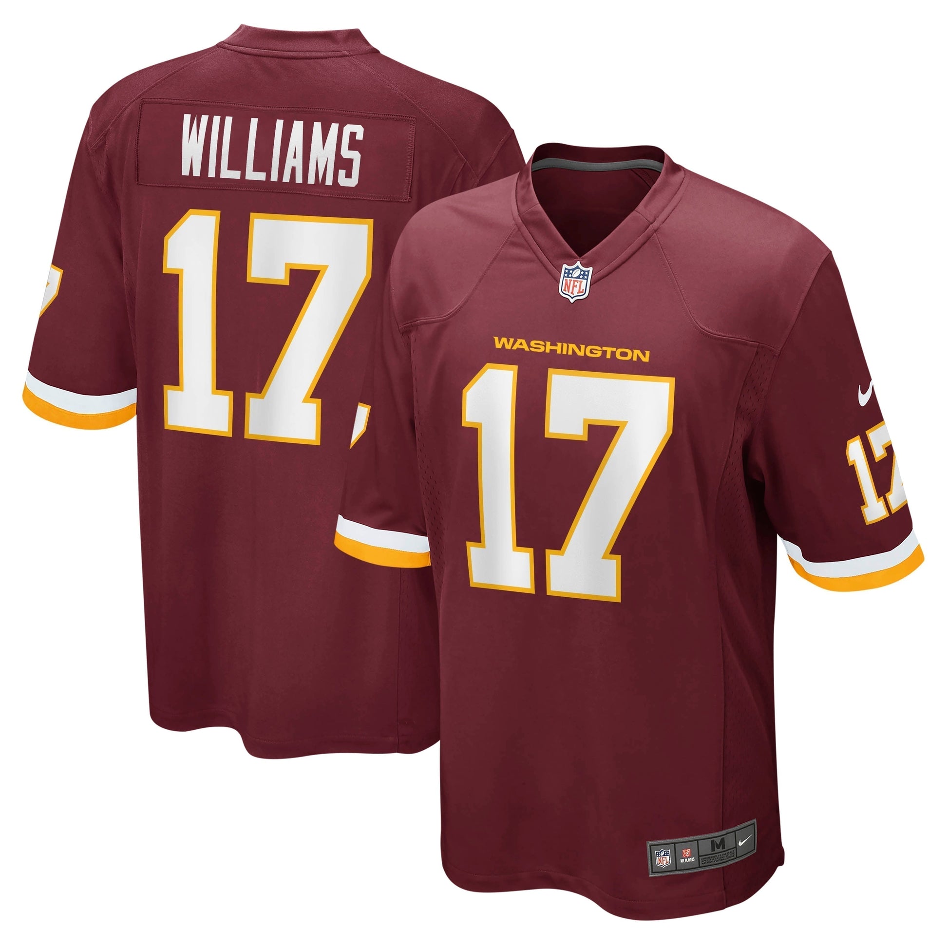 Doug Williams Washington Football Team Retired Jersey - Burgundy football jersey product view 1