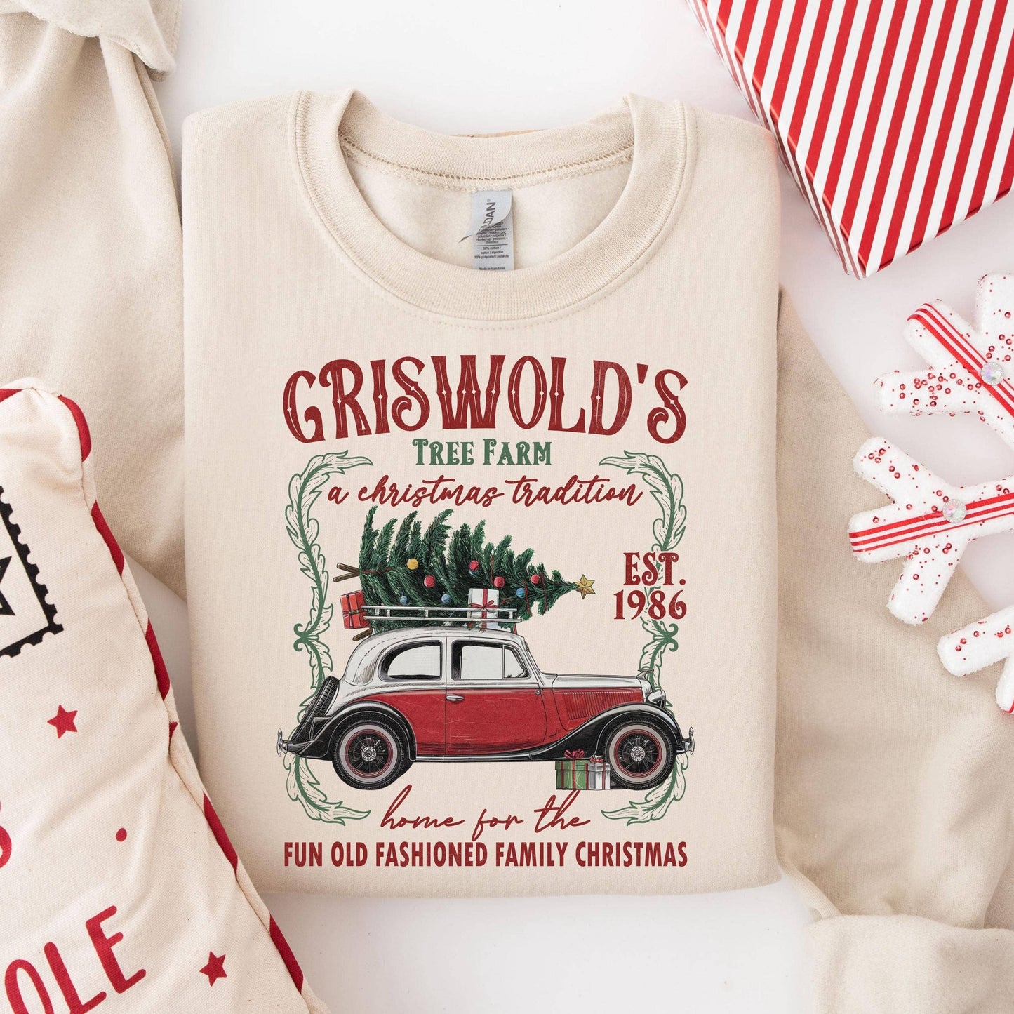 Griswold's Tree Farm Sweatshirt - Retro Christmas Shirt Unisex T-shirt, Sweatshirt, Hoodie, Long Sleeve Tee - T-Shirt, Sweatshirt, Hoodie