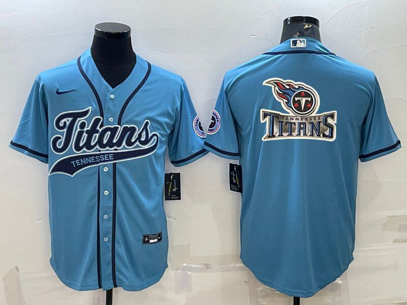 Men's Tennessee Titans Light Blue Fashion Jersey football jersey product view 1