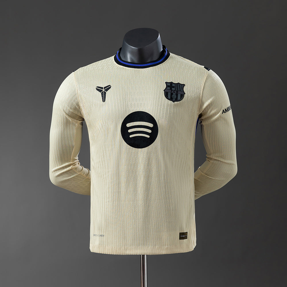 Barcelona 25/26 Player Version Away Long Sleeve Jersey sports jersey product view 1