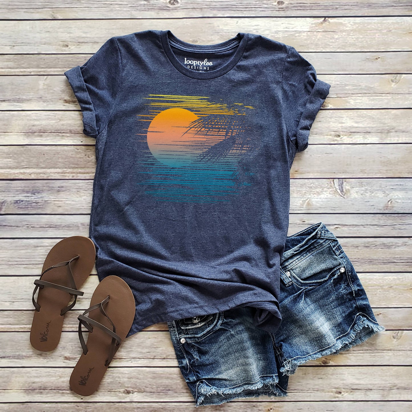 Sunset Tee | Summer | Beach | Sizes XS-2XL Unisex T-shirt, Sweatshirt, Hoodie, Long Sleeve Tee - T-Shirt, Sweatshirt, Hoodie
