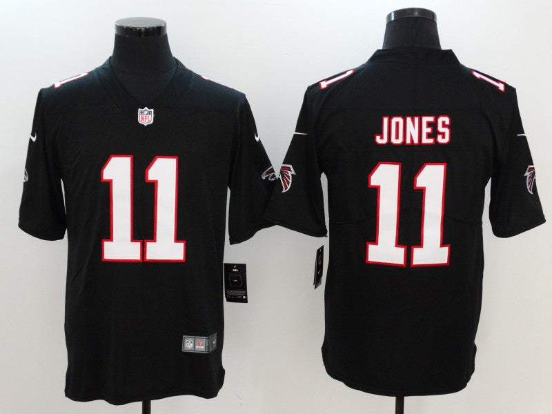 Men's Atlanta Falcons Julio Jones #11 Black Game Jersey1 football jersey product view 1