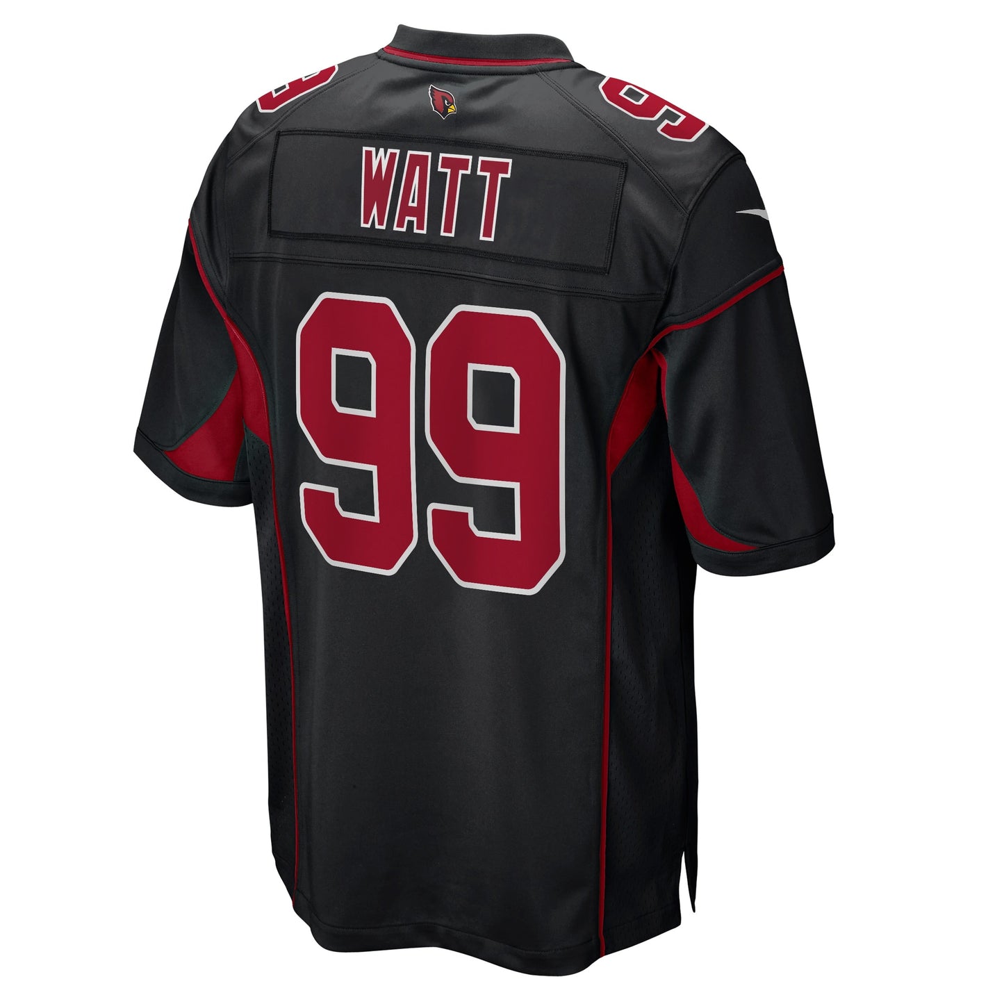 J.J. Watt Arizona Cardinals 2nd Alternate Game Jersey - Black football jersey product view 3