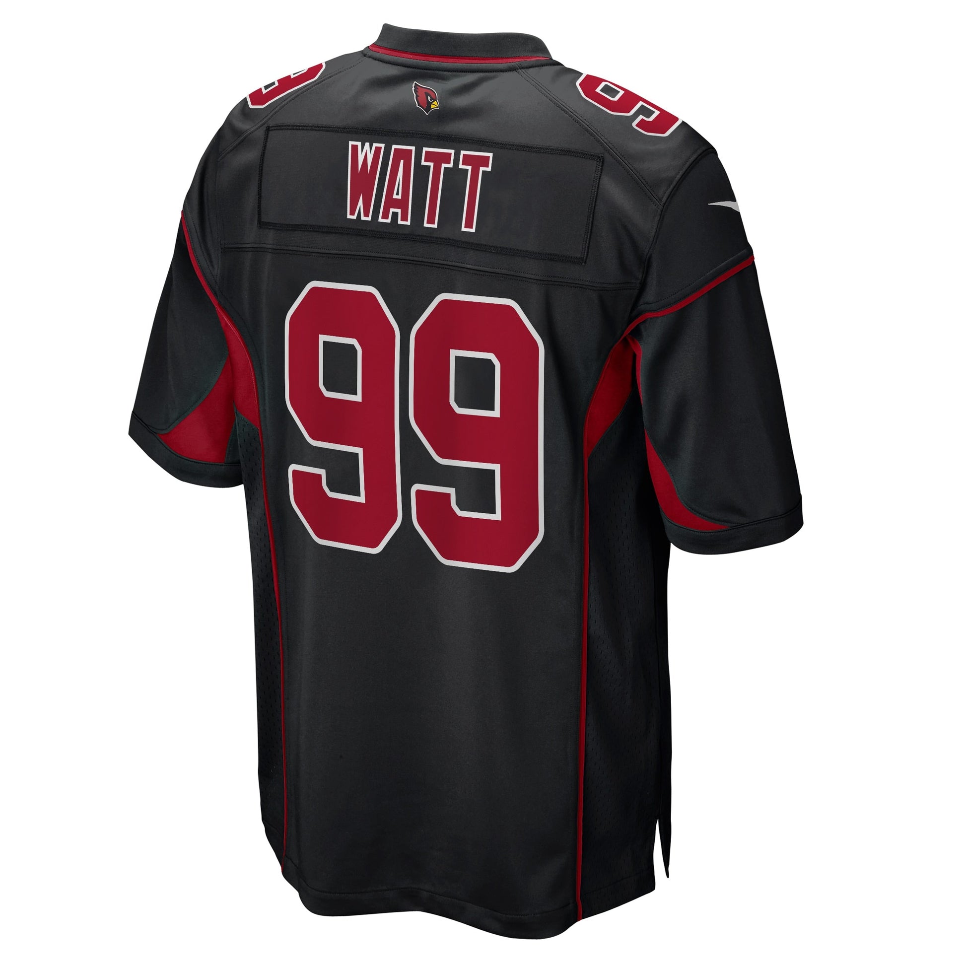J.J. Watt Arizona Cardinals 2nd Alternate Game Jersey - Black football jersey product view 3