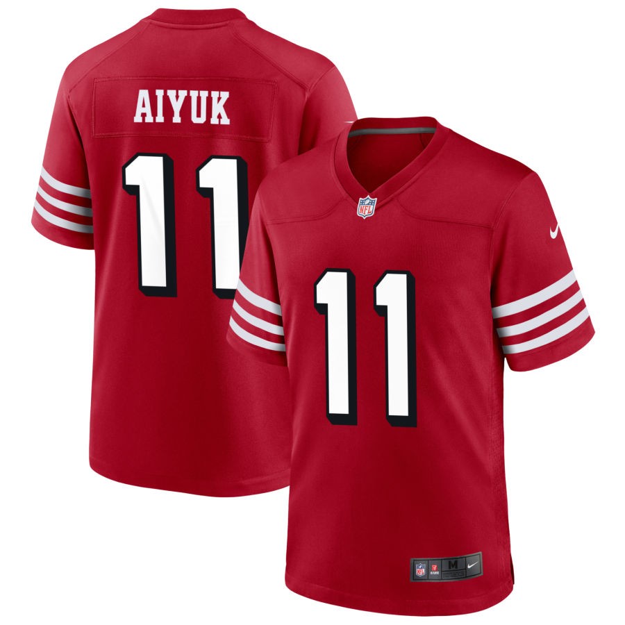 Brandon Aiyuk San Francisco 49ers Jersey football jersey product view 1