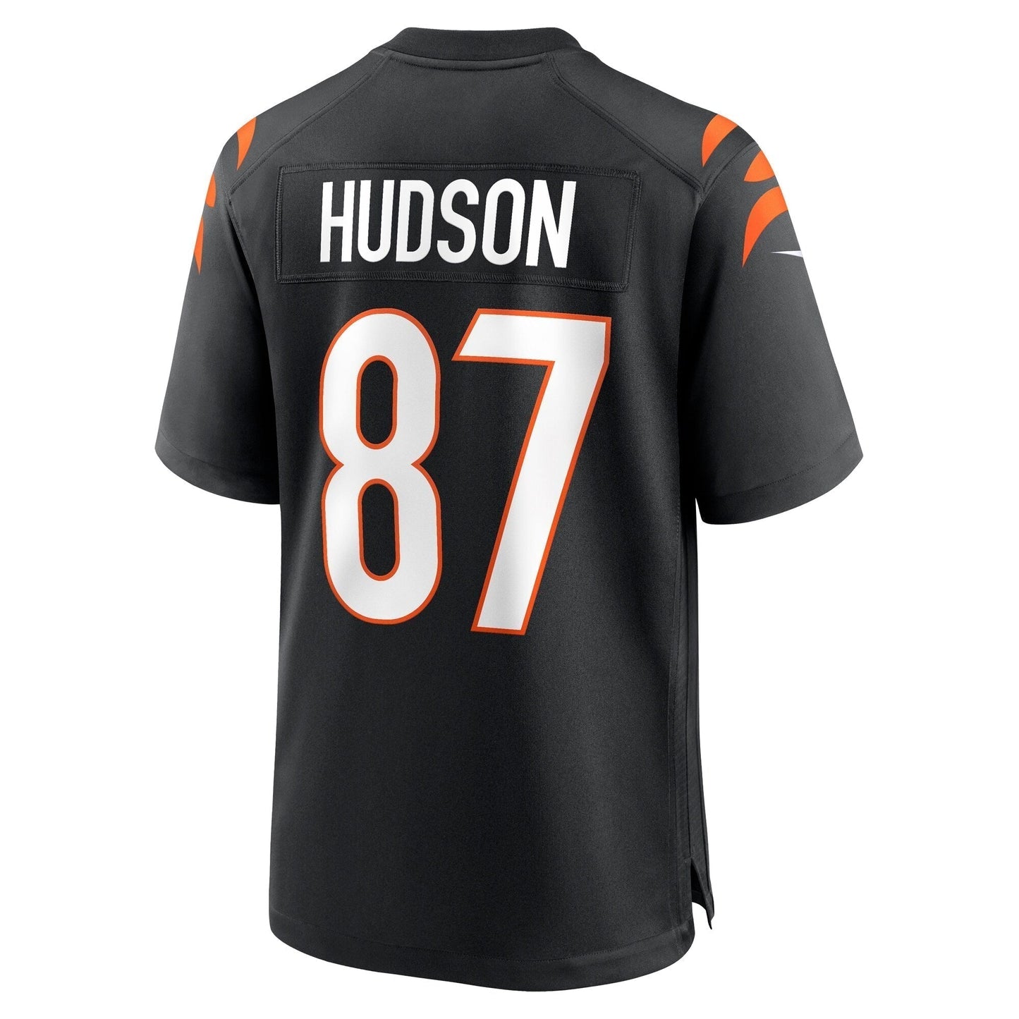 Tanner Hudson Cincinnati Bengals Home Game Jersey - Black football jersey product view 3