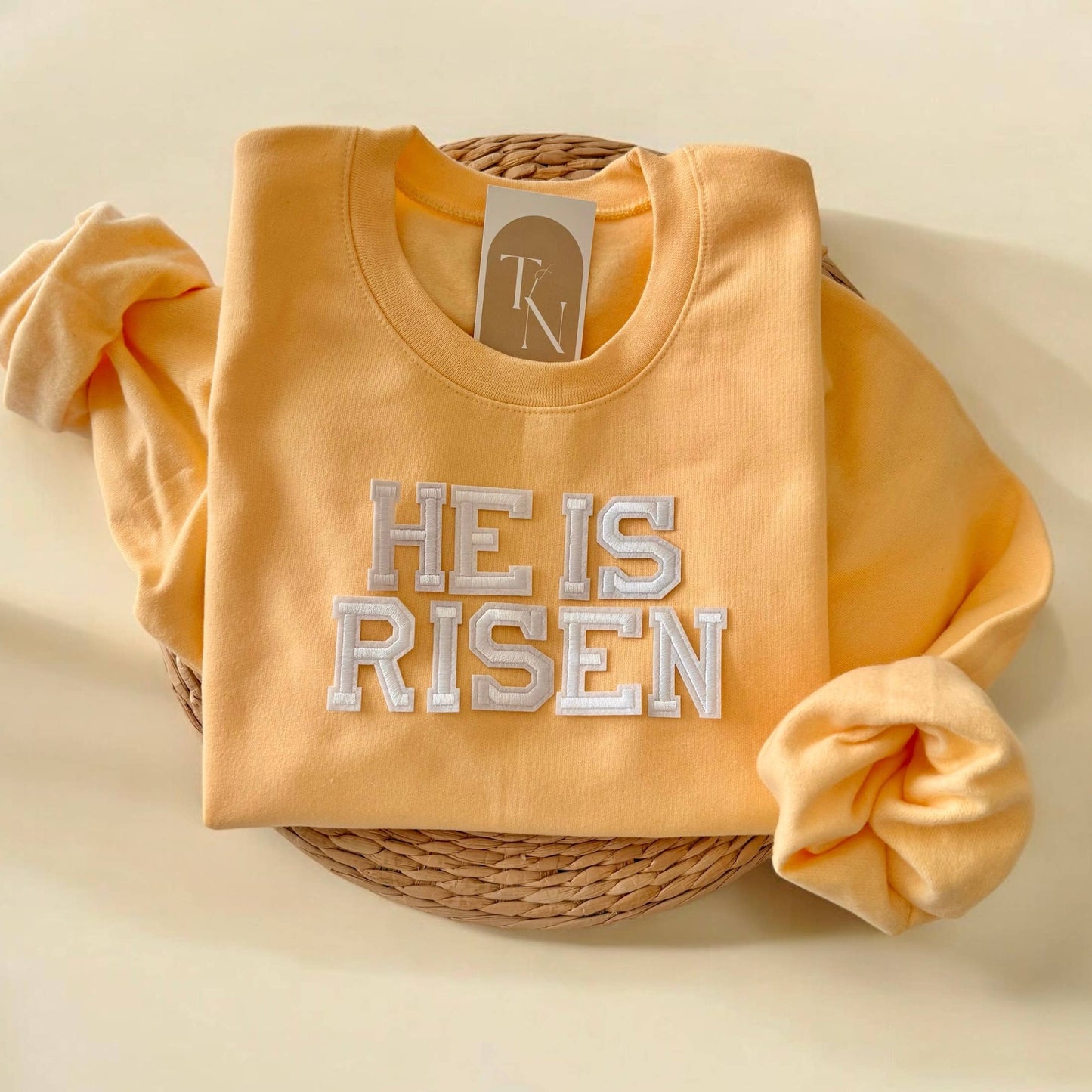 He Is Risen Sweatshirt, Christian Sweatshirts Unisex T-shirt, Sweatshirt, Hoodie, Long Sleeve Tee - T-Shirt, Sweatshirt, Hoodie