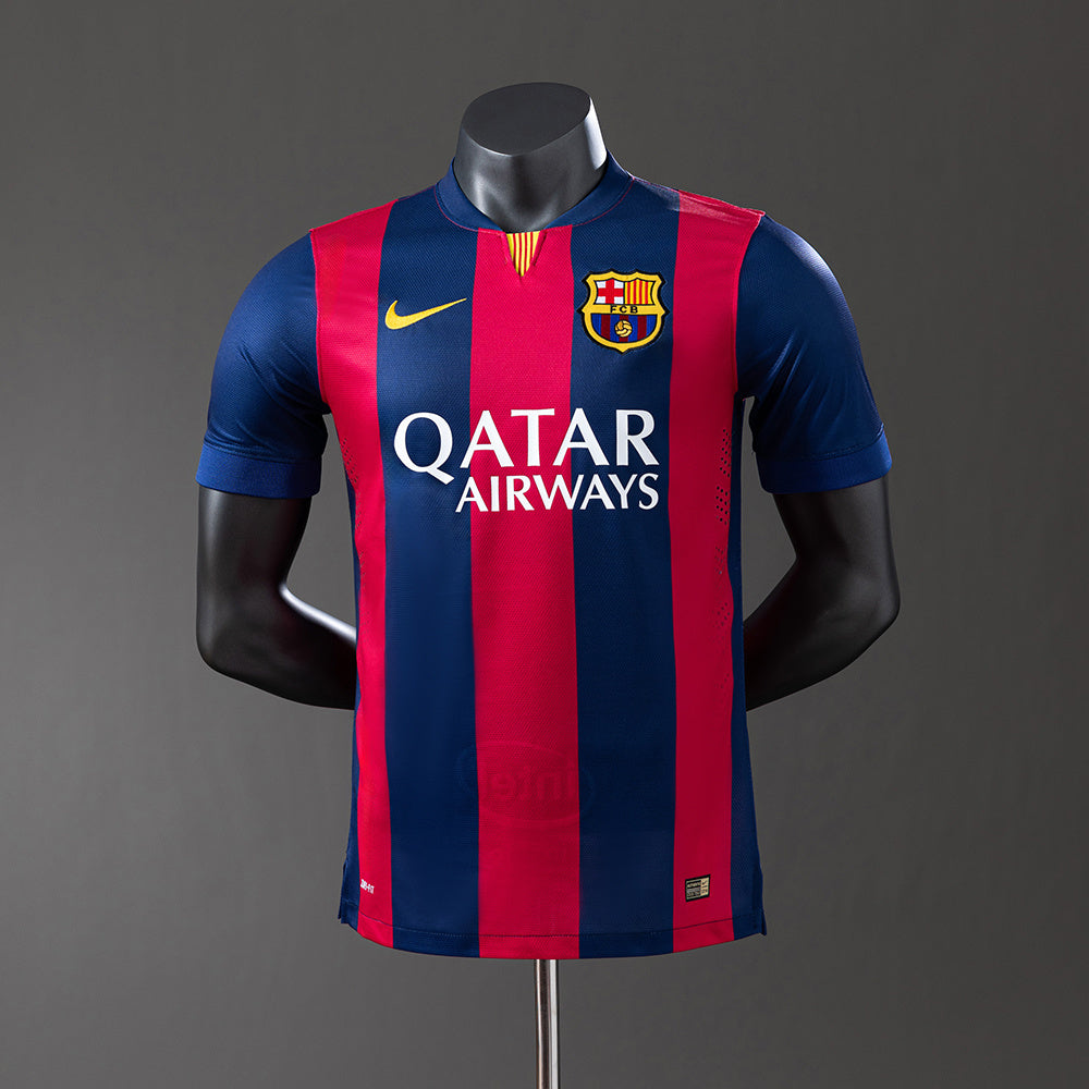 Barcelona 14/15 Home Player Version Retro Jersey sports jersey product view 1